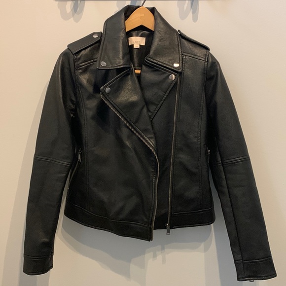LOFT Jackets & Blazers - LOFT faux leather jacket